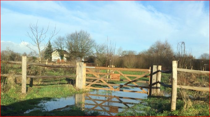 Poort te water...  -  29 januari 2021