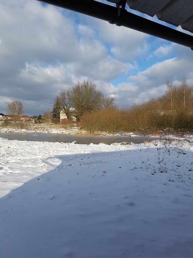 Zon, sneeuw en ijs...  -  10 februari 2021