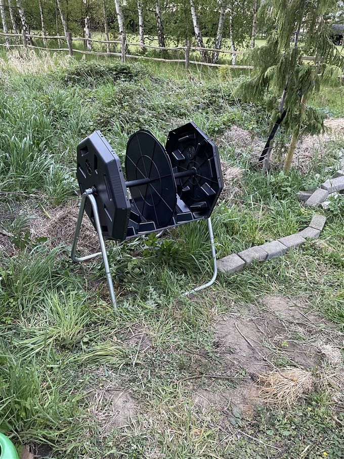 Composttrommel in wording...